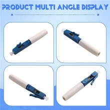 10PCS LC UPC Fiber Assembly Quick Connector Single Mode LC Fiber Optic Cable Fast Connector for FTTH Drop Cable