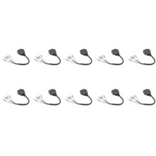 10X 16 Pin OBD OBD2 Female K  CAN  Jumper Tester Connector Car Diagnostic Extension Cable Cord Pigtail