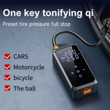 Dual Screen Car Emergency Power Inflatable Pump Multifunctional Portable Lighter 8000mAh