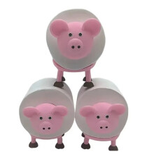 3pcs Pig-Shaped Tissue Holder - Ideal for Bathroom, Bedroom, Kitchen Decor