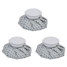 3pcs 6 Inch Cloth Ice Cool Cooler Bag for Sports Injury Pain Relief