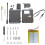 Case with Antenna and 3000mAh Battery Set for Wio Tracker L1 Dev Board All-in Screen Protection Shell Silver Gray 1