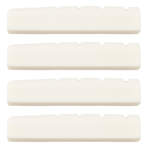 4X Guitar Guitar Bridge Ivory Bone Bone Nut Saddle Acoustic Bridge Saddle
