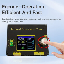 T469 5V Internal Resistance Tester,4-Wire 18650 Battery Voltage Meter,Resistance Detector for Lithium Battery Testing