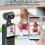 M12 4K Action Camera Handheld Recorder με 180 Περιστρεφόμενο φακό LED Γέμισμα Light Loop Εγ 4