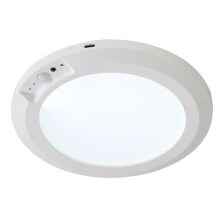 Motion Sensor LED Night Light - Rechargeable Ceiling Light for Indoor Security