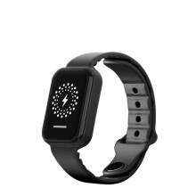 Wireless Anti Static Bracelets AI MCU Wrist Strap Static Buckle Winter Static Eliminator Wristband Black