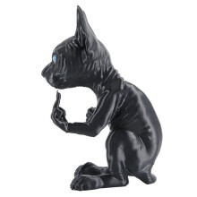 3D Printed Sphinx Figurine with Realistic Eyes 15 cm Unique Home Decor and Gift for Humor Lovers