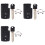 3X 2 Button  Remote Key Case Shell and Blade for   Verso Prius 1