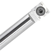 40Pcs 14mm Square Straight Carbide Cutter Insert with 40Pcs M610mm Screws for Wood Working Spiral Planer Cutter