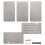 Plates Wallet Crypto Cryptocurrency Storage Crypto Wallet for Bitcoin Hardware Cold Backup Mechanical Code Record Book 1