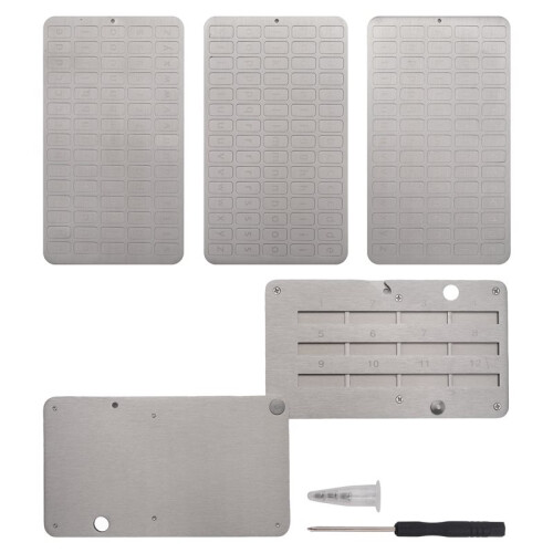 Plates Wallet Crypto Cryptocurrency Storage Crypto Wallet for Bitcoin Hardware Cold Backup Mechanical Code Record Book