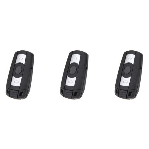 3X Replacement 3 Button  Remote Keyless Key Shell Fob Case for  1 3 5 6 7 E90 E93 E92 M3 M5 X3 X5 1