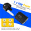 Black Replacement 2 Button Keyless Entry Remote Control Key Fob Clicker for  3 5 6 3