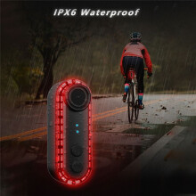 Bike Rear View Camera Rear Bike Light Camera 3500mAh IPX6 Loop Recording 150 Wide Angle for Night Riding