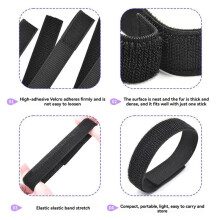 6 Pcs Boot Blousers Elastic Boot Straps Bands Blousing Straps Ankle Hook and Loop for Gardening Hiking Cycling Fishing