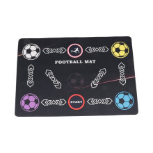 Soccer Training Mat, Football Footwork Training Equipment Mat Non-Slip Silent Soccer Mat for All Levels
