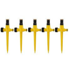 Plant Garden Vegetable Garden Sprinkler Series Pin Sprinkler Adjustable Atomizing Buried Sprinkler Ground Plug Yellow