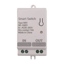 Tuya WiFi Dry Contact Module 10A Home Universal DIY Breaker Relay Work with Life Alexa AC 85-265V