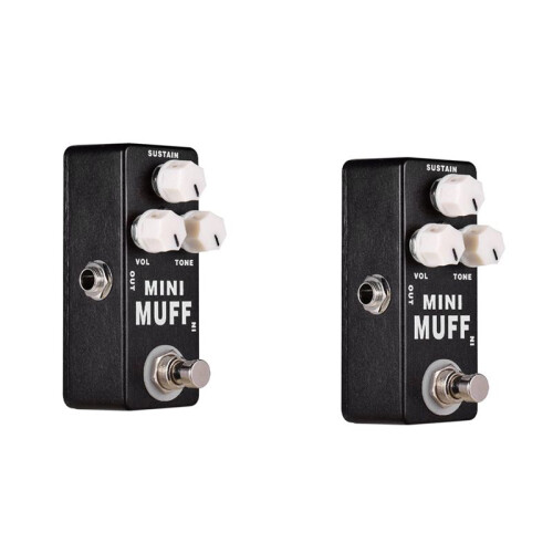 2X MOSKY  Muff Fuzz Distortion Electric Guitar Effect Pedal
