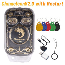 Chameleon V2.0 RFID Chip Reader Emulator NFC Duplicator 125K 13.56Mhz Card Decode+5XUID Keychain Chameleon Ultra