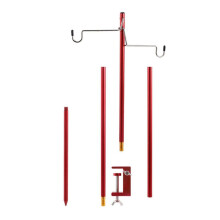 Outdoor Campsite Folding Light Stand Camping Portable Desktop Light Pole Stand Suitable for Camping Fishing Barbecue