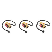3 PedaçO de Sensor de Fluxo de ÁGua de Turbina Yf-B1 G1 / 2 Pol. EletromagnéTico LatãO em Linha Interruptor Hall Macho Rosca 1-25 L / Min