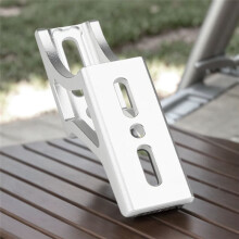 Pig Nose Light Converter Raised for Dahon Folding Bike Bag Bracket Aluminium Alloy Bicycle Bag Holder Adapter Silver