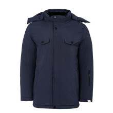 (3XL, Navy) Lee Cooper Mens Hooded Puffer Jacket