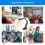 4K USB Document Camera for Teacher, 8MP Visualiser A3 with Dual Microphones, 3-Level LED Light, Image Invert, Foldable 8