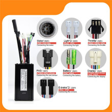 36V 48V 52V 26A KT KT-26A E-Bike Sine Wave Controller för Elcykel Ebike E-Scooter Delar