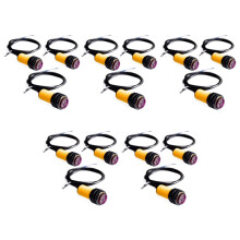 15 Pcs E18-D80NK Infrared Photoelectric Obstacle Avoidance Sensor Module Compatible with for Robot Car