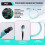 MPO Patchcord 12 Core OM3 Patch Cable Optic Cable Multi Mode OM3 Mpo for 100G 40G Module 12 Core OM3 Mpo Patchcord A 3