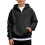 Kids Quarter Zip Hoodie Waffle Texture Long Sleeve Pullover 1