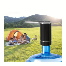 (Silvery Black) Universeller Wasserflaschen-Pumpspender, 5 Gallonen: KT077, faltbare automatische Wasserflaschenpumpe, tragbares