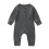 Toddler Romper Long Sleeve Ribbed Henley Jumpsuit 1