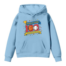 100 Days of School Hoodie Kids Long Sleeve Sweatshirt with