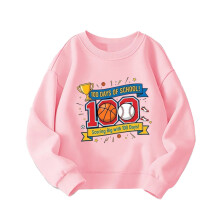 100 Days of School Sweatshirt Long Sleeve for Kids 3-14