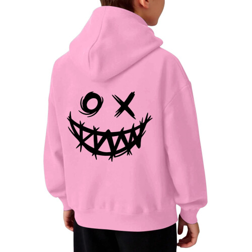 Boys Hoodie Graphic Print Long Sleeve Pullover 1-14 Years