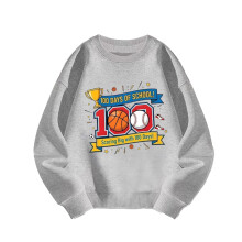 100 Days of School Sweatshirt Long Sleeve for Kids Ages 3-14