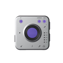Live Dock Audio Interface for Live Streaming While Charging for Guitar Recording Music with Instrument Gain Control