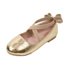 Girls Mary Jane Dress Shoes Low Heel Solid Color Slip-On