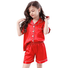 Girls 2 Piece Outfit Short Sleeve Button-Down Shirt and