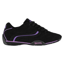 (5.5 UK, Black) Lonsdale Womens/Ladies Camden Leather Trainers