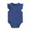 Baby Girls Sleeveless Ruffle Bodysuit Solid Crewneck Romper 1
