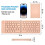 Russian/Hebrew/Spanish/Portuguese Folding Keyboard  Keyboard Portable for Tablet PC Android IOS Windows 6