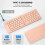 Russian/Hebrew/Spanish/Portuguese Folding Keyboard  Keyboard Portable for Tablet PC Android IOS Windows 5
