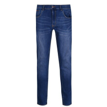 (34R, Mid Wash) Lee Cooper Mens Denim Plain Slim Jeans