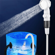Water Pressure Shower Set Portable Shower Versatile Outdoor Camping Shower for Backpacking Bathing Car Washing