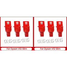 Bouton de Verrouillage à Clip pour Aspirateur pour V12 Slim, Pièces de Rechange, Bouton de Réservoir D'Eau avec Ressort, 6 Pièces